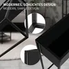 ML-Design portafiori rettangolare, 60x25x78 cm, nero, in Anteprima dell’immagine prodotto 3