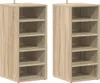 vidaXL Scarpiere 2 pezzi rovere Sonoma 31,5x35x70 cm Anteprima dell’immagine prodotto 8