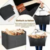 XXXL Holzkorb 100L Kaminholzkorb 60x40x40cm Filz mit Produktbild-Vorschau 4