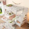 Sweiko 90x200cm Etagenbett, Treppenregal, ausgestattet mit Produktbild-Vorschau 4