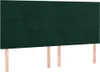 vidaXL Boxspringbett mit Matratze Dunkelgrün 160x200 cm Produktbild-Vorschau 5