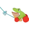 Goki Holz Frosch Nachziehtier - klassisches Spielzeug für Produktbild-Vorschau 3