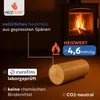 Heizfuxx Nestro XL Blue Holzbriketts Weichholz 10kg x 96 Produktbild-Vorschau 3