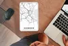 MuchoWow® Mauspad Mousepad Karte - Schwerin - Stadtplan - Produktbild-Vorschau 3