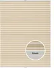 Plissee Thermo Klemmfix ohne Bohren Farbe: Beige, Größe: Produktbild-Vorschau 1