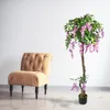 Decovego Blauregen Wisteria Glyzinie Kunstpflanze, Produktbild-Vorschau 4