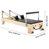 VEVOR Pilates Reformer in legno per l'home fitness, panca Anteprima dell’immagine prodotto 17
