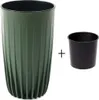 Blumentopf Set mit Einsatz, Eco 100% Recycelt, 2 Töpfe Produktbild-Vorschau 9