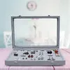 Belle Vous Jewelry Organizer Ohrringe Schmuckkasten Grau, Produktbild-Vorschau 12