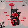 COSTWAY Kraboom, 133 cm hoog, gotisch design, Halloween Productafbeelding-voorbeeld 3