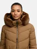 Tazzio Damen Wintermantel F801 (Camel, S) Produktbild-Vorschau 4
