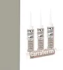 Three tubes of sealant are standing upright, with one tube lying horizontally in front of them. The horizontal tube has the brand name 'Carraferm' printed on it. Produktbild-Vorschau