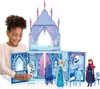 A young girl is playing with a toy castle and dolls. Náhľad obrázku produktu
