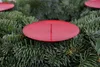 POSIWIO Adventskranz - Kerzenhalter Rot Ø 9 cm im 4er Pack Produktbild-Vorschau 5