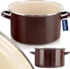 ORION Topf 11,5 l Emaille BROWN Lem Produktbild-Vorschau 8