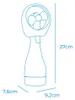 Draagbare ventilator EDM 33979. Navulbare spuitfles Productafbeelding-voorbeeld 4
