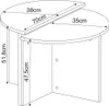 Skye Decor, Dolunay - Travertine, Couchtisch, Travertin, Produktbild-Vorschau 5