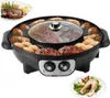 Korean BBQ/Hotpot - Koreański grill - Czarny - Z pokrywą Podgląd zdjęcia produktu 1
