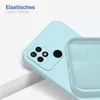 A light blue phone case is shown from a diagonal angle, with the interior of the case also visible. Produktbild-Vorschau