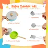 Kinderküche mit Zubehör, Miniküche mit Spüle Backofen Produktbild-Vorschau 4
