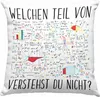 Trendation - Lustige Deko-Kissen mit Füllung 40x40 Geschenk Produktbild-Vorschau 1