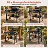 KOMFOTTEU Grillwagen Outdoor 82 x 46 cm, klappbarer Produktbild-Vorschau 2
