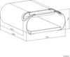 Wiltec Fahrrad Wandhalterung schwarz 25,6 x 30 x 11,4 cm Produktbild-Vorschau 4