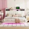 Polsterbett 140*200 mit LED-Beleuchtung und USB-Steckdose, Produktbild-Vorschau 4