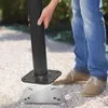 LZQ Universal-Bodenplatte für Sonnenschirm, 2 Stück Metall Produktbild-Vorschau 6