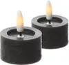 LED Teelichter LINA - Rustik-Optik - Echtwachs - Timer - Produktbild-Vorschau 2