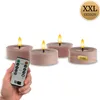 Meisterhome® XXL LED Teelichter 4er-Set – Flammenlose Produktbild-Vorschau 1