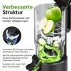AOBOSI  Entsafter mit 126 MM Einfüllöffnung, 1,8 L Slow Produktbild-Vorschau 3