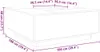 vidaXL Couchtisch Braun Eichen-Optik 100x100x40 cm Produktbild-Vorschau 7