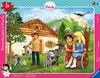Clara besucht Heidi in den Bergen - Rahmenpuzzle 40 Teile Produktbild-Vorschau 1