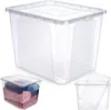 Úložný box s vekom - odolný a priehľadný plast Náhľad obrázku produktu 11