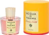 A bottle of Acqua di Parma Peonia Nobile Eau de Parfum and its cylindrical packaging are displayed against a white background. Anteprima dell’immagine prodotto