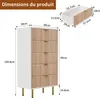 UnboxG 5-Schubladen Kommode mit goldenen Metallgriffen, Produktbild-Vorschau 6