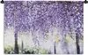 MuchoWow® Wandteppich Wandbehang Lila Glyzinie mit Produktbild-Vorschau 1