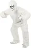 A full-body shot of a white yeti costume against a white background. Náhled obrázku produktu
