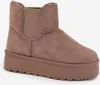 Damen Schneestiefel Mit Elastischem Einsatz Khaki Kiora 39 Produktbild-Vorschau 4