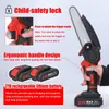 Mini-Kettensäge - 21V Akku-Astsäge - 15 cm Schwert - 2 Produktbild-Vorschau 5