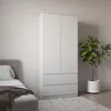 Skriňa raumhirsch, biela, 90 x 203 x 50 cm Náhľad obrázku produktu 2