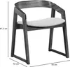 Selsey Saloss – Holzstuhl Helles Holz / Hellgrau Produktbild-Vorschau 3
