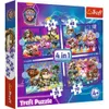 TREFL Puzzle Paw Patrol: Helden 4in1 ( 35,48,54,70 Teile) Produktbild-Vorschau 1