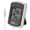 A digital thermometer with an external sensor is displayed against a white background. Podgląd zdjęcia produktu