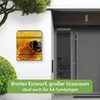 banjado Design Briefkasten Stahl schwarz mit Zeitungsfach Produktbild-Vorschau 5
