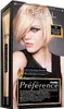A box of L'Oreal Preference hair dye with a model on the front. Produktbild-Vorschau