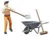 Bruder bworld Figurenset Kommunalarbeiter, 4-tlg., Produktbild-Vorschau 4