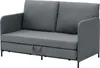 A dark gray sofa bed is shown from a front-side angle against a white background. Voir les images du produit