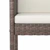 7-tlg. Gartenbar-Set mit Kissen Braun Poly Rattan Produktbild-Vorschau 5